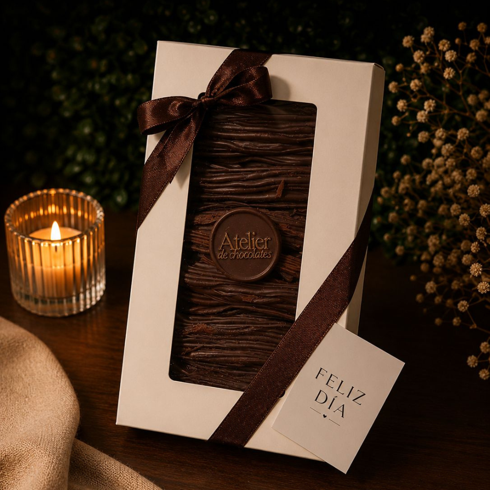 Chocolates en Rama Artesanales 70% Cacao · Sin Lactosa · Caja Mediana