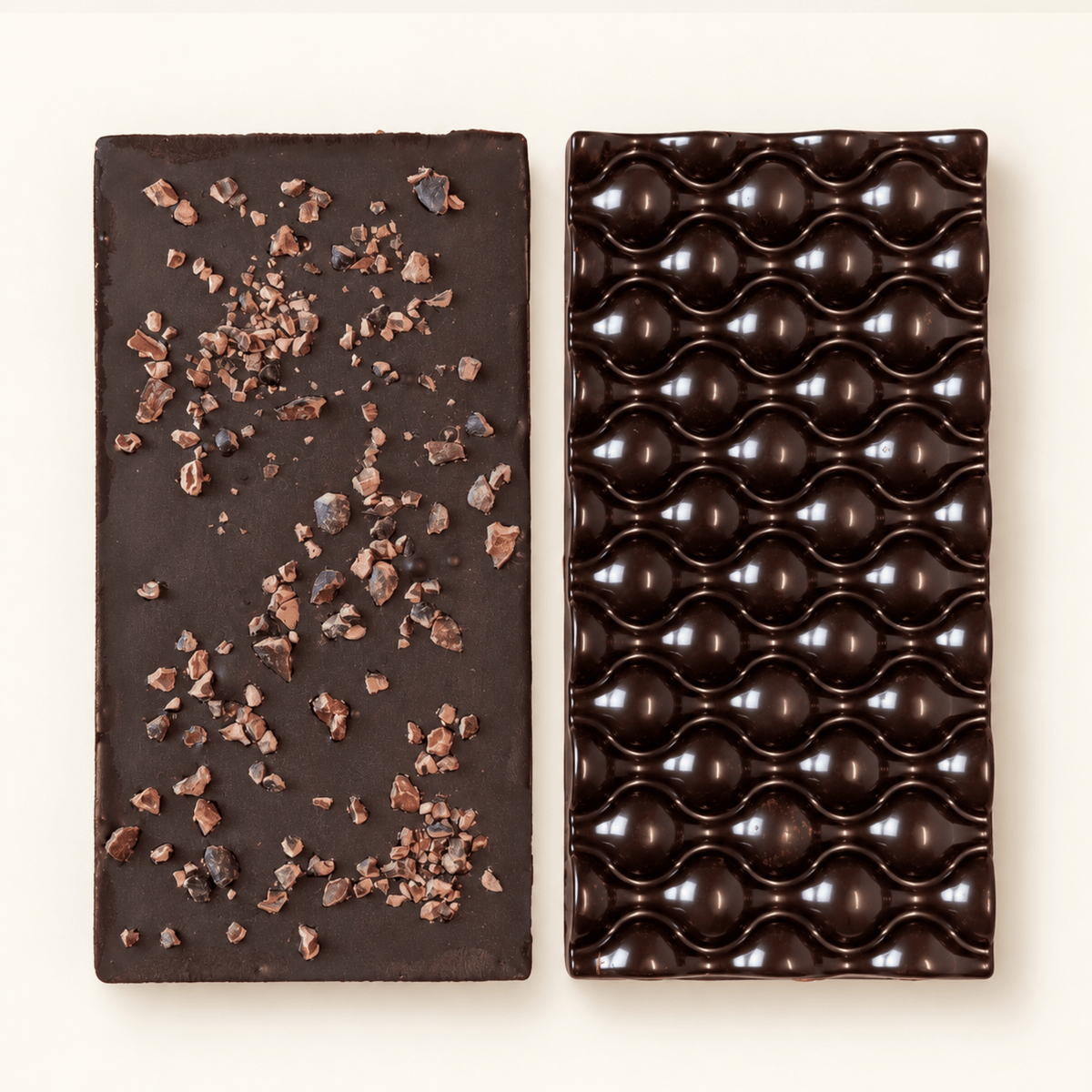 Tableta Chocolate 96% Cacao y Nibs de Cacao