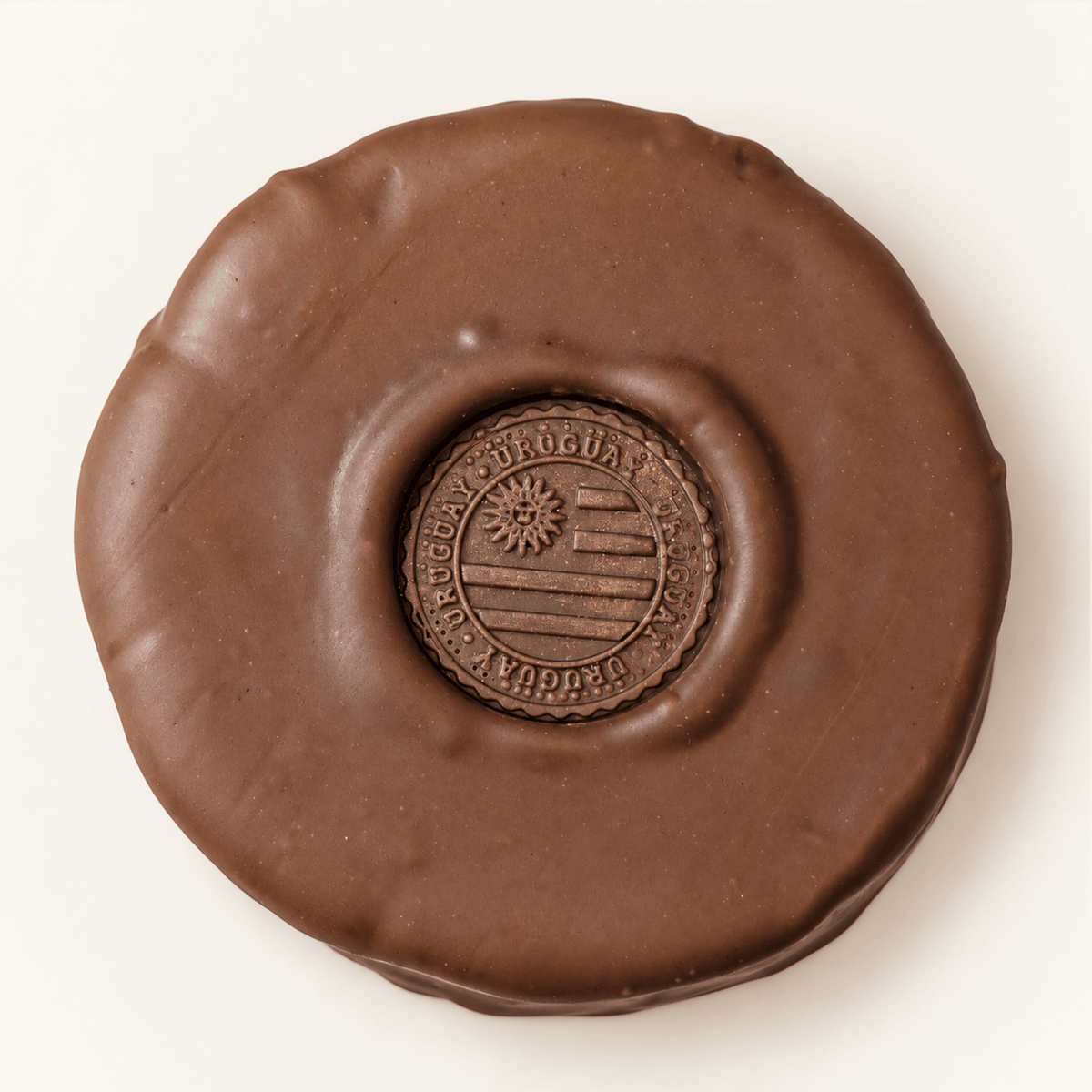 Alfajor de Ganache de Frambuesa y Chocolate