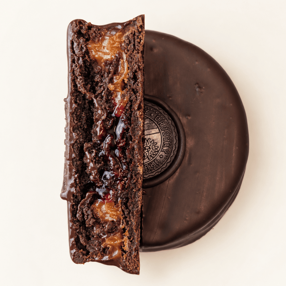 Alfajor de Dulce de Leche y Frambuesa