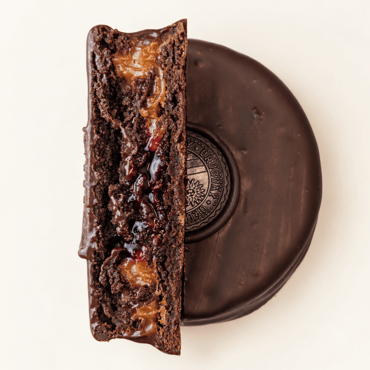 Alfajor de Dulce de Leche y Frambuesa
