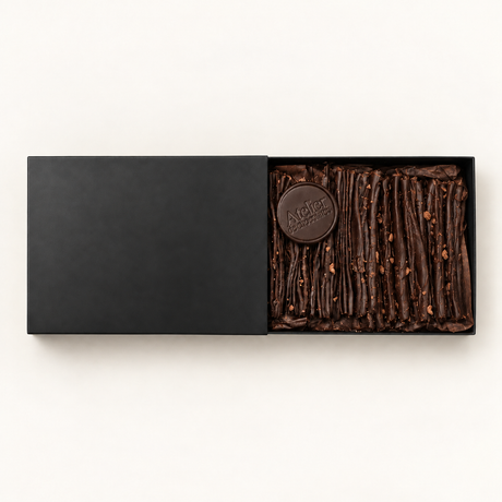 Chocolate en Rama 70% Cacao con Nibs de Cacao