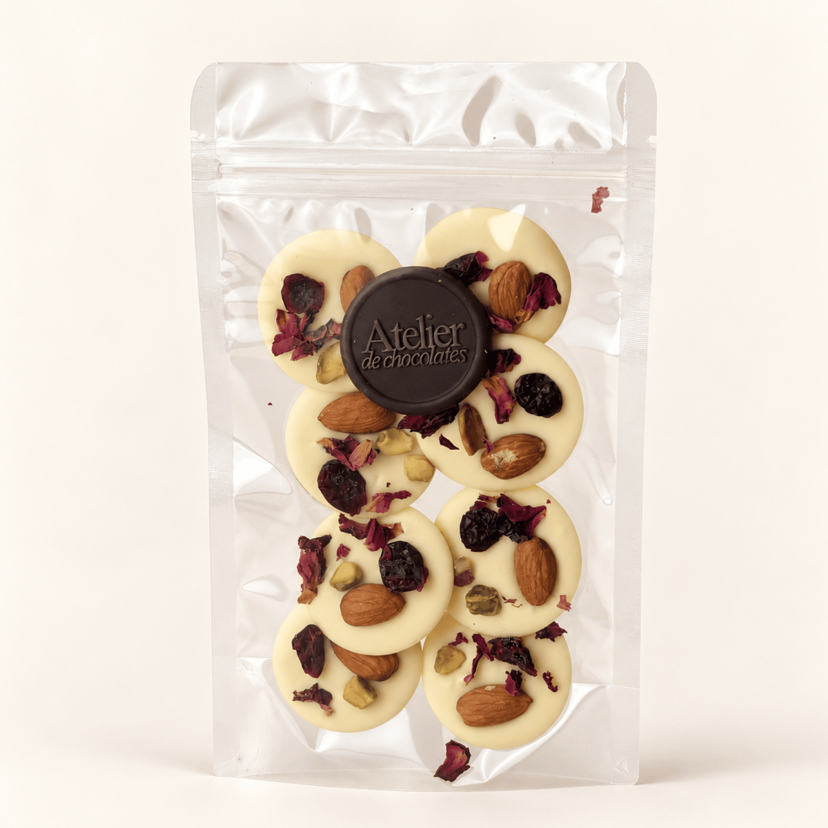 Mendiant Chocolate Blanco
